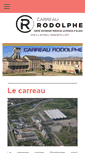 Mobile Screenshot of carreau-rodolphe.com